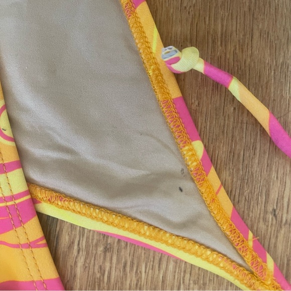 Sexy Forplay Swimsuit Abstract 60’s 70’s Pop Psychedelic Bright Print - Picture 8 of 11